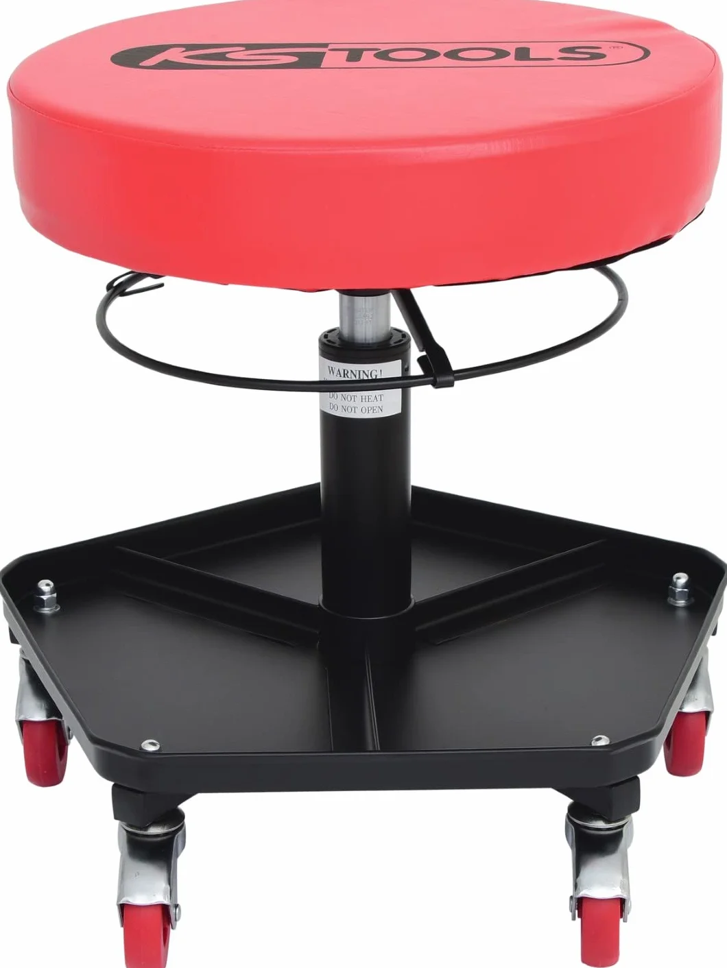 KS Tools 500.8030 - Taburete giratorio de taller (tamaño: 565 x 375 x 145 mm)