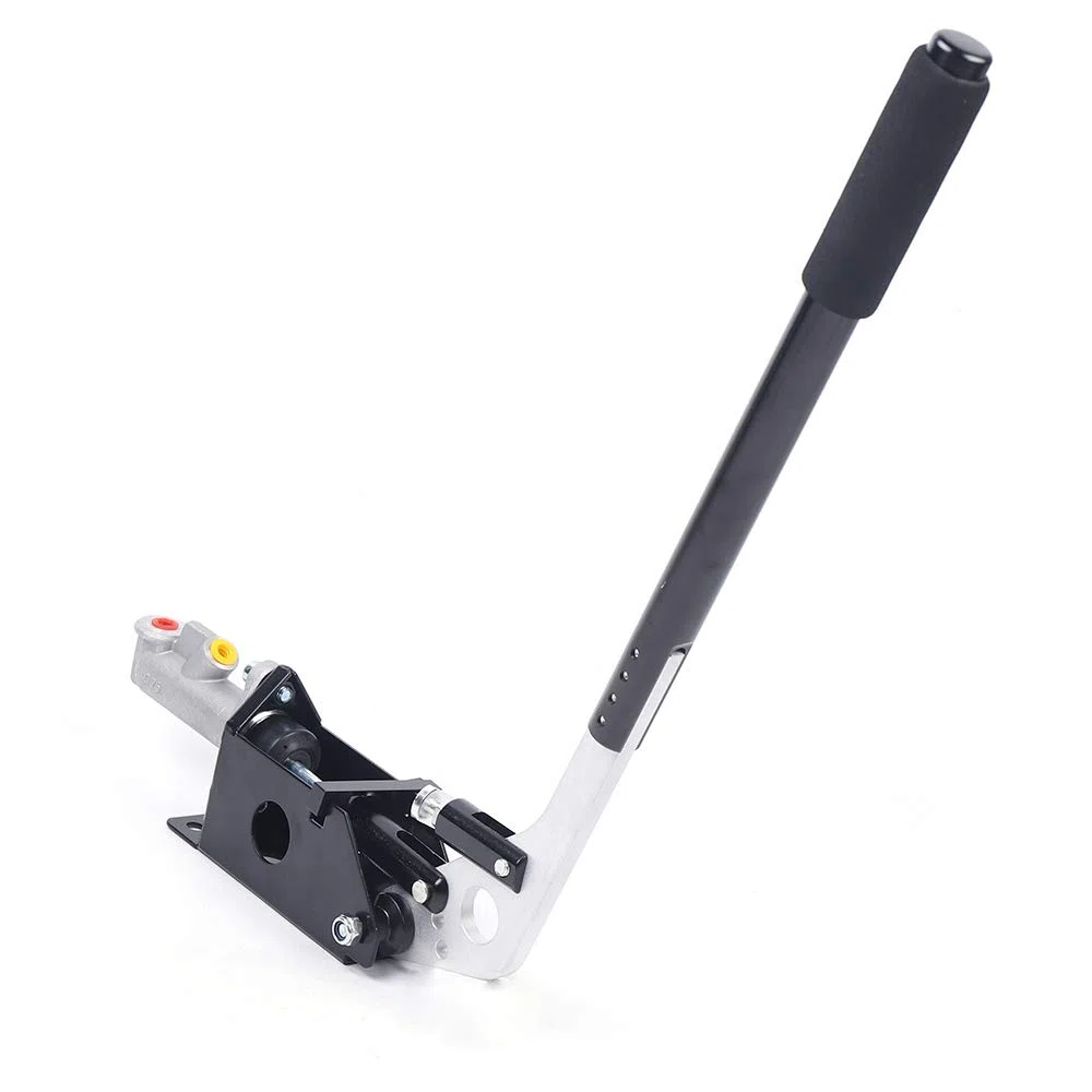 Freno de mano PC hidráulico Fly-Off Rally Drift M8 / M13, Freno de mano extendido de pie, Rally Drift Horizontal Vertical Ajustable (Negro)