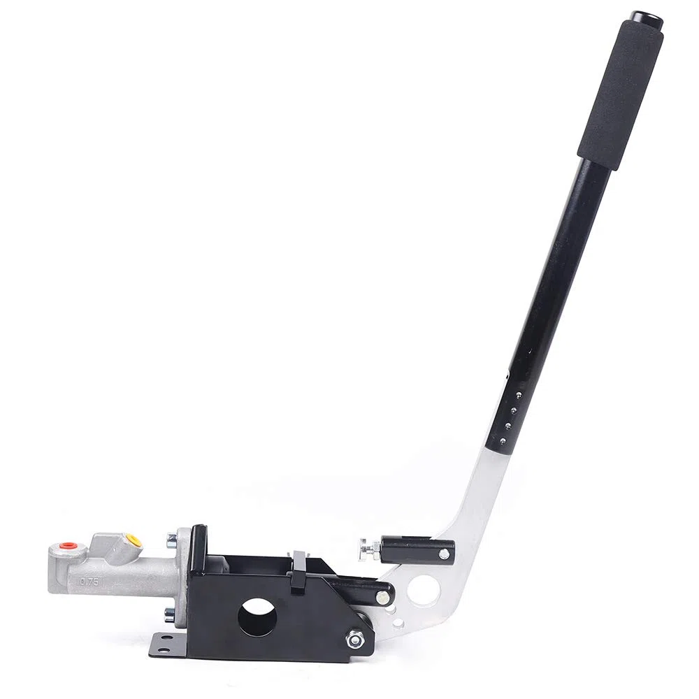 Freno de mano PC hidráulico Fly-Off Rally Drift M8 / M13, Freno de mano extendido de pie, Rally Drift Horizontal Vertical Ajustable (Negro)