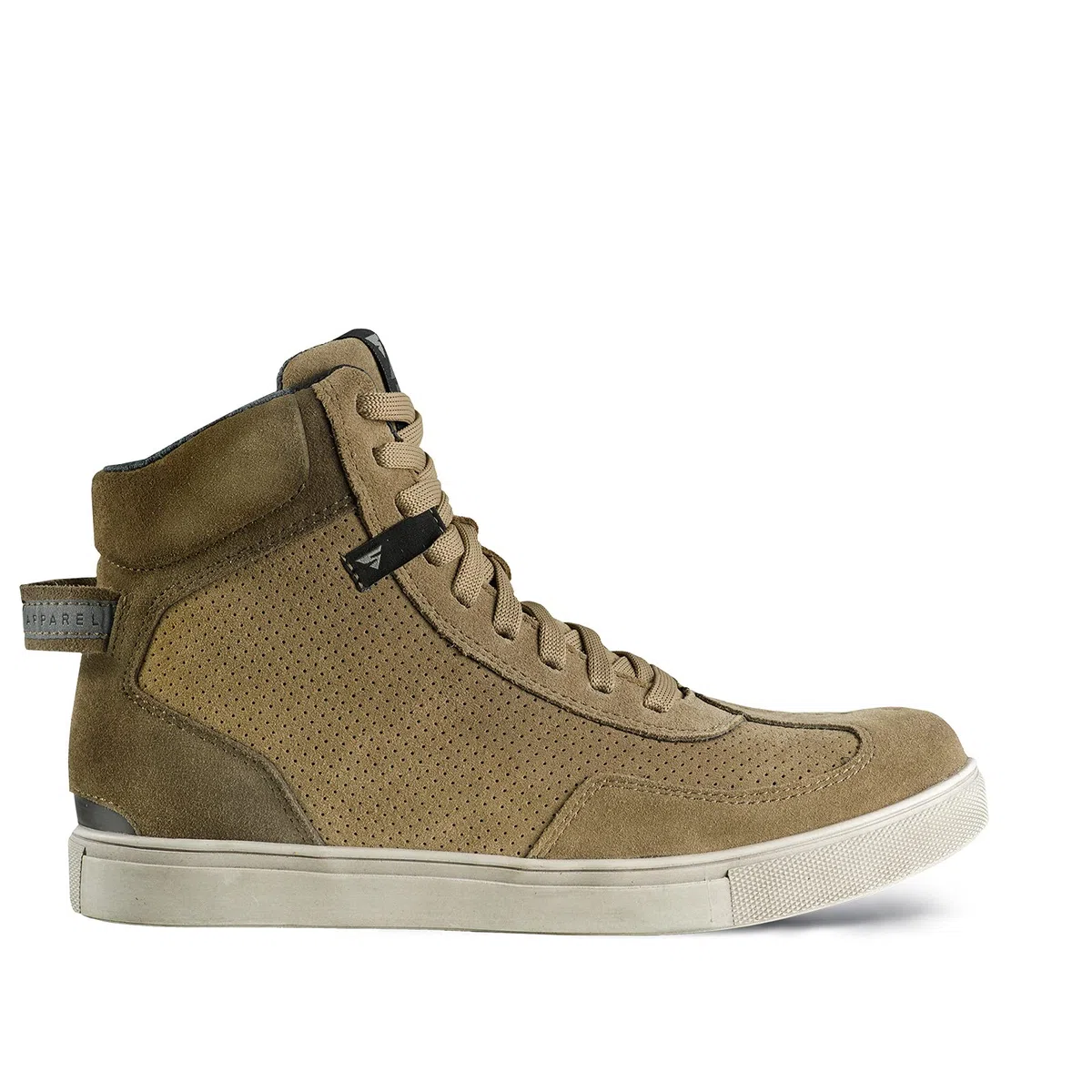 SHIMA SX-2 EVO Botas Moto Hombre - Zapatillas Moto de Cuero, Transpirables, Reforzados con Soporte el Tobillo, Suela Antideslizante, Almohadilla el Engranaje (Marrón, 45)