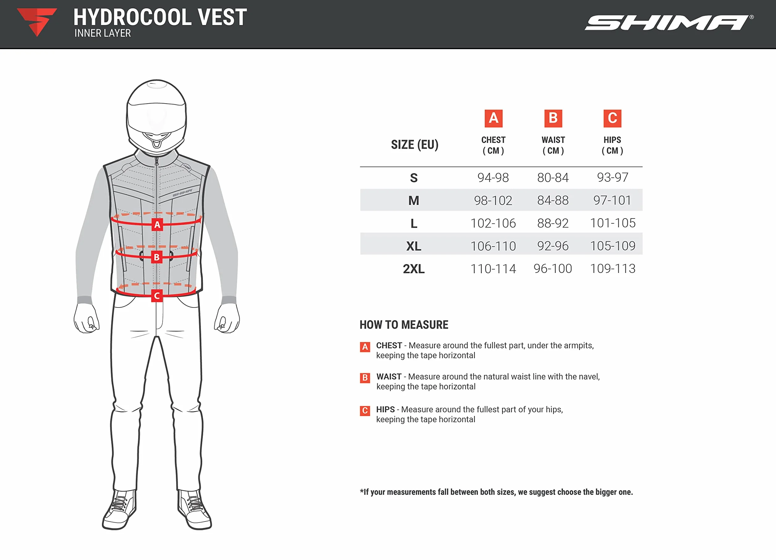SHIMA HYDROCOOL - Chaleco de Moto Ultraligero y Refrigerante Fabricado en Polímero HyperKwel. Hasta 8 horas de Efecto Refrigerante | Compatible con las Chaquetas SHIMA