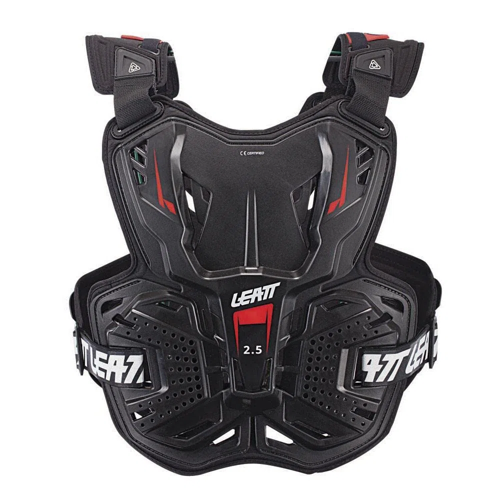 Leatt 2.5 Protector Pecho Moto, Unisex – Adulto, Negro, Talla Única