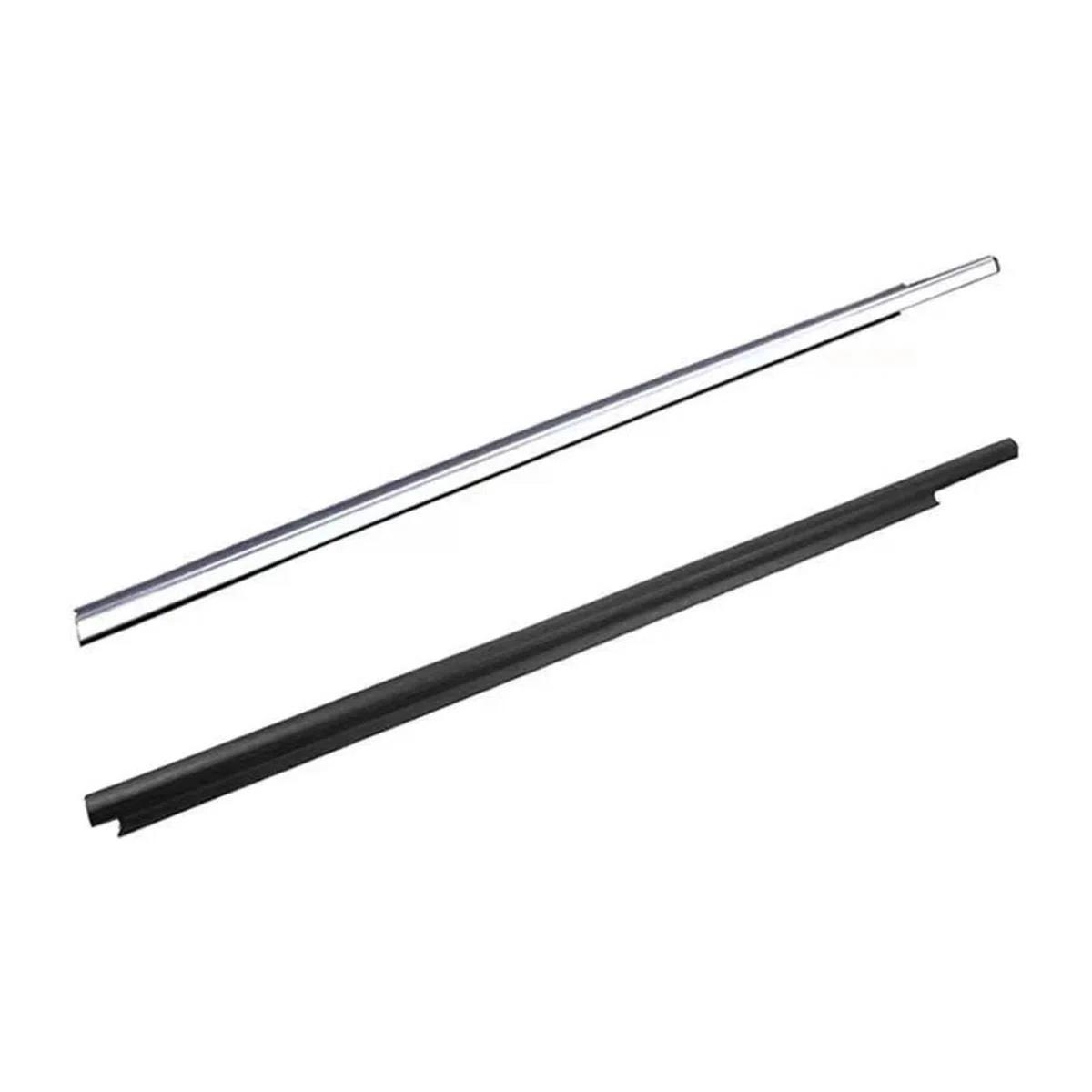 Junta de Goma Para Peugeot 301 2013-2017 Para Citroen Para Elysee 2014-2016 Ventanas Exteriores Coche Burlete Goma Cinturón Sellado Tiras Meteorológicas Goma de Sellado Burletes(Chrome)