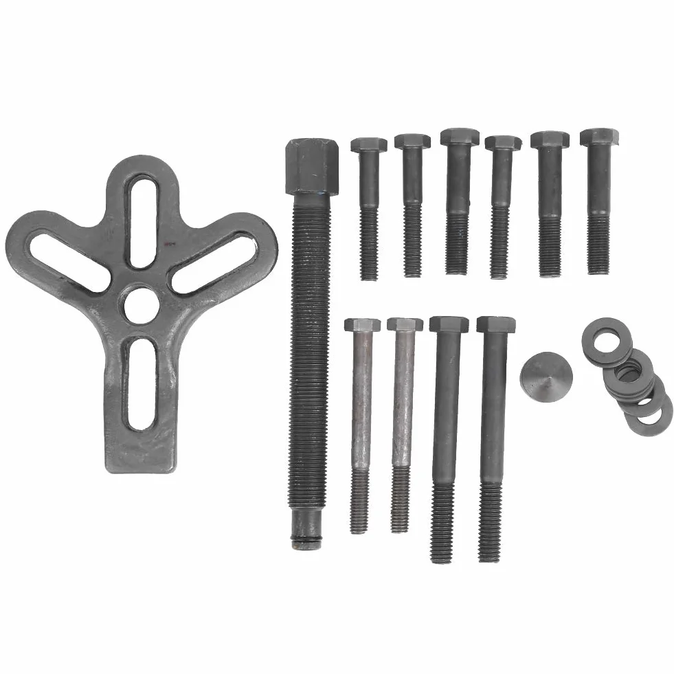Kit de extractor de volante, Extractor de volante Qiilu, 13 piezas, kit de extractor de volante, removedor, equilibrador armónico, polea de engranaje, herramienta de reparación de coche