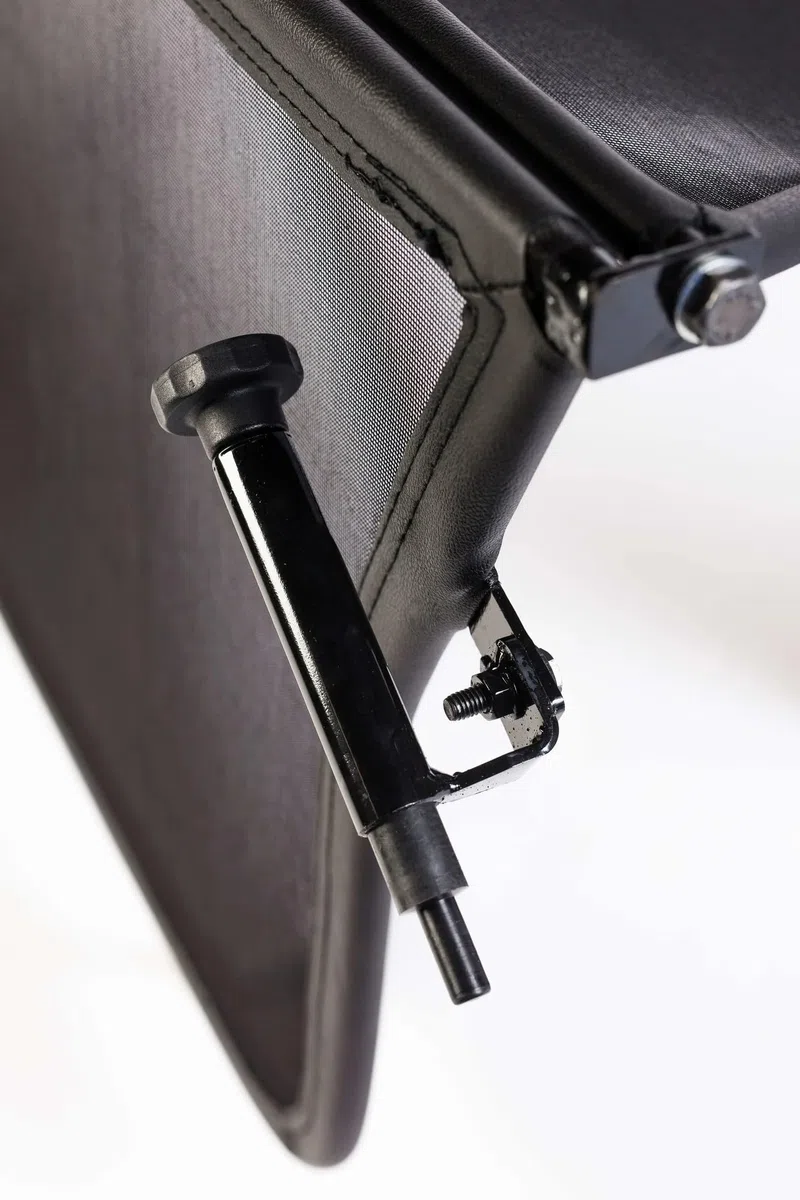 TiefTech Deflector de Viento para Saab 900 Classic Descapotable (1986-1993) - Plegable - con Cierre Rápido - Negro | Deflector de Viento | Deflector de Aire | Parabrisas para descapotable