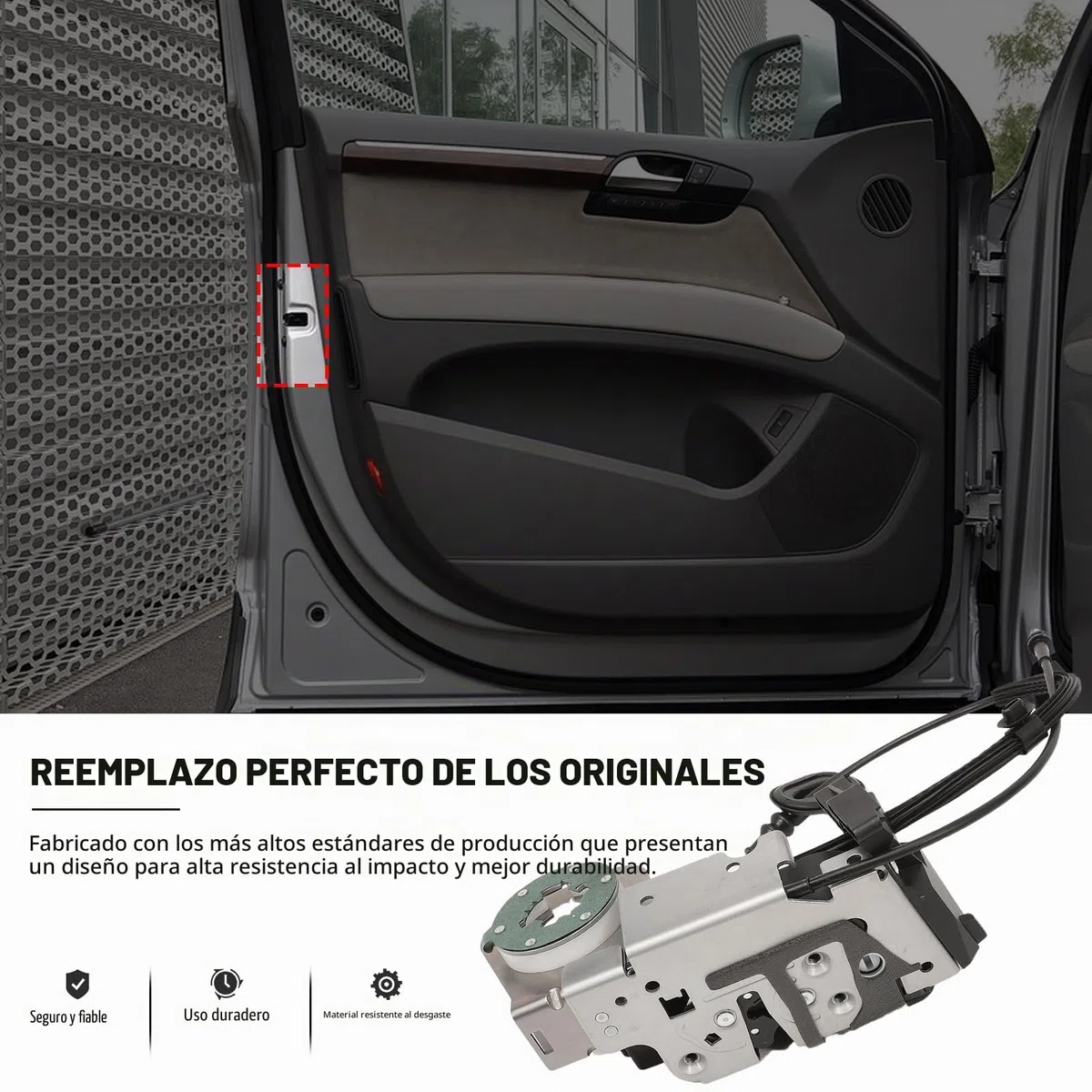 Cerradura de puerta de servomotor delantero izquierdo, cerradura de puerta, actuador lado del conductor para Ford Tourneo Custom Transit Custom 2.0 EcoBlue 2.2 TDCi BK21V219A65DJ