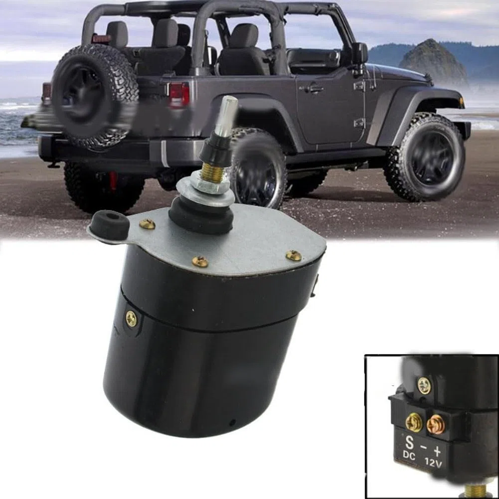 Elektrische Ruitenwisser, 12V Ruitenwissermotor met arm en mes voor vissersboot, caravan tractor (motor)