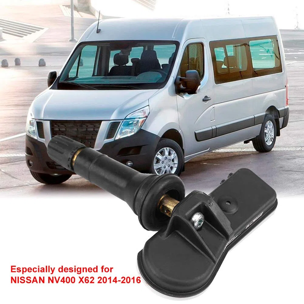 TPMS Sensor de Presión de Neumático 4Pcs, 407009322R Sistema de Monitoreo de Neumáticos Sensor para Dokker Duster Lodgy Logan Sandero Sd MB Citan W415 Nv400 Movano Vivaro Clio Kangoo Twingo