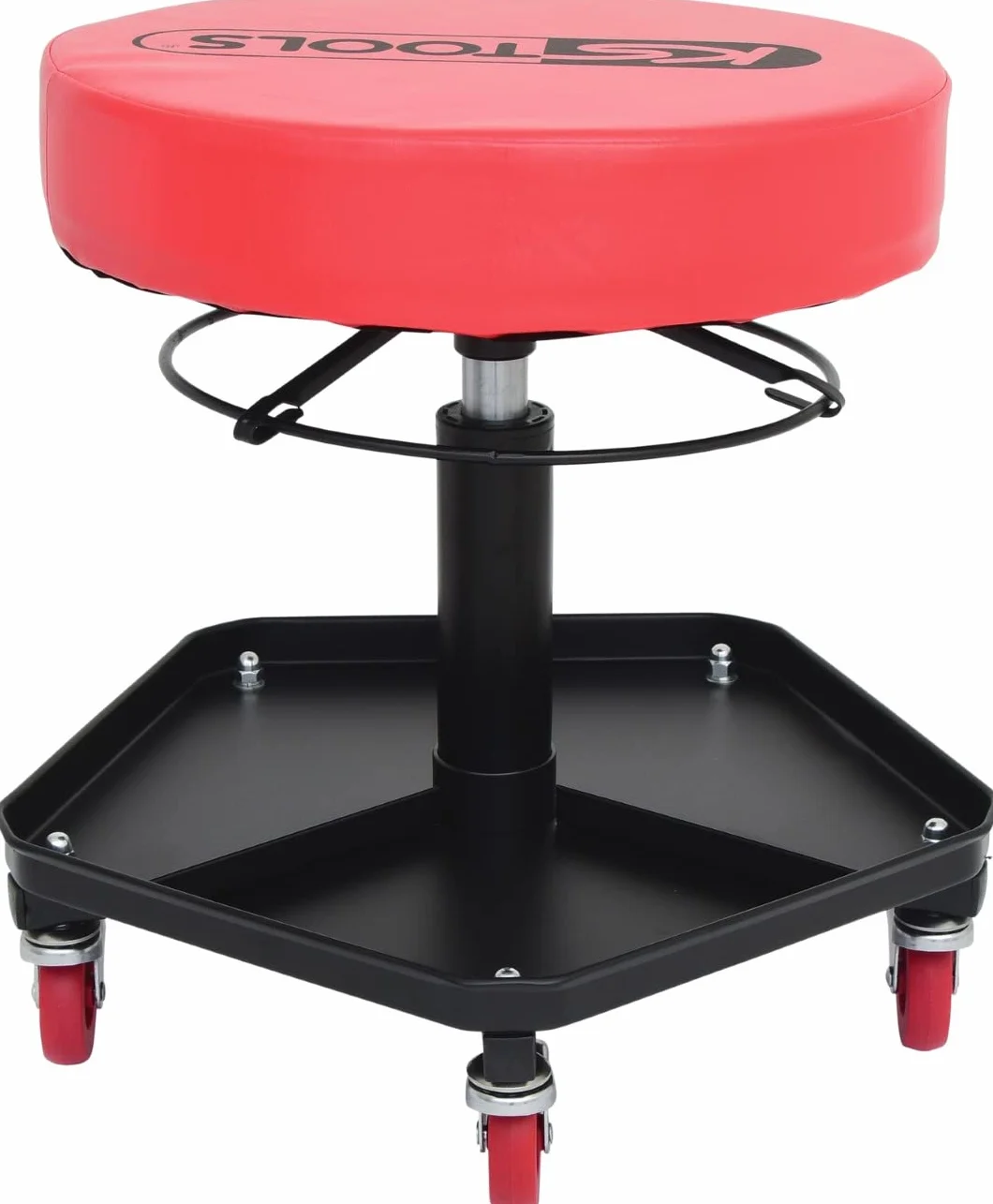 KS Tools 500.8030 - Taburete giratorio de taller (tamaño: 565 x 375 x 145 mm)