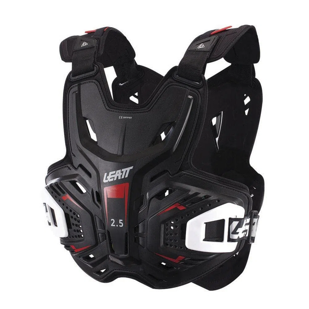 Leatt 2.5 Protector Pecho Moto, Unisex – Adulto, Negro, Talla Única