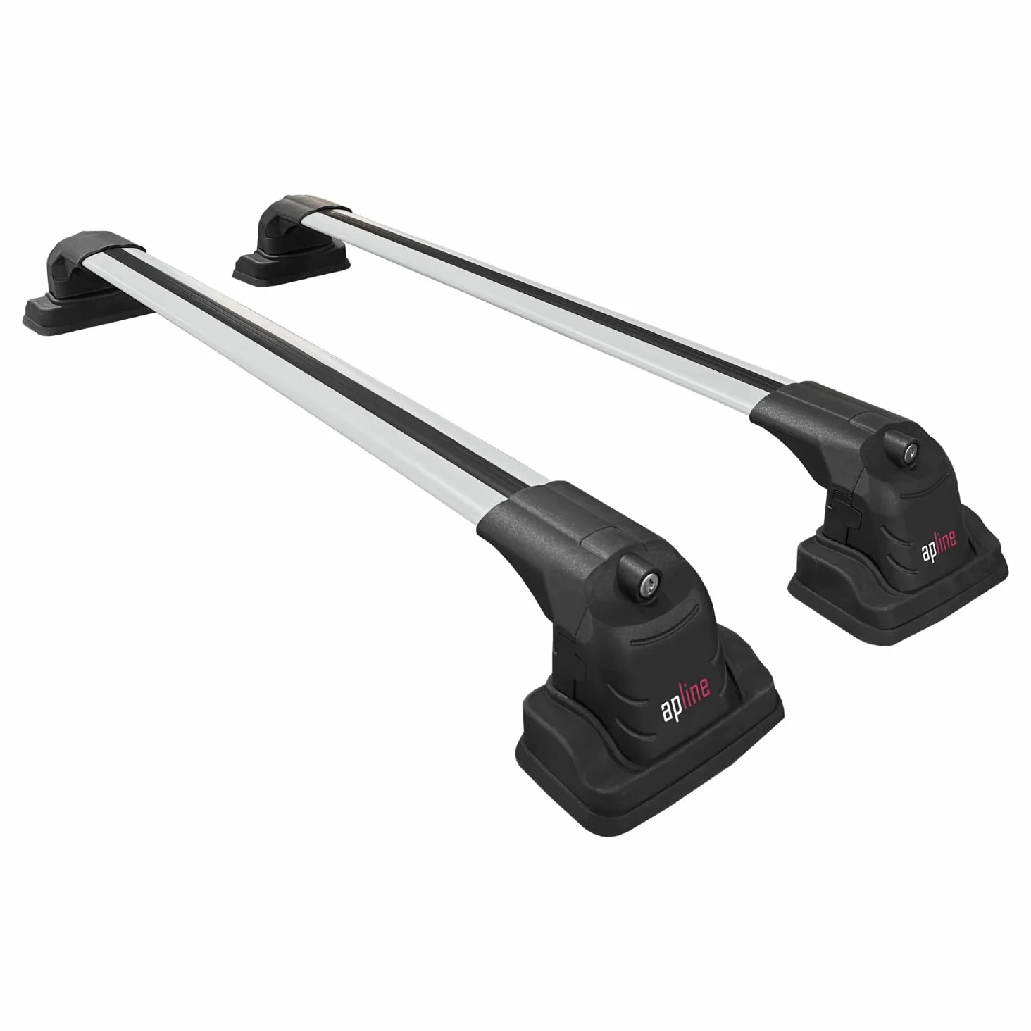 Compatible con BMW Serie 5 Gran Turismo (F07) 2009-2017 Modelo Ace-3 Barra de Techo Auto Portaequipajes Barras Transversales Gris Aluminio 2 Barras