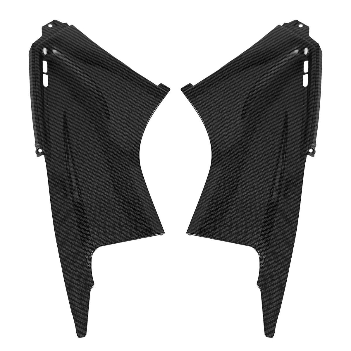 Topteng Gas Tank Side Trim Cover Panel Fairing Cowl Apto para Yamaha YZF R6 2003-2005 Carbon