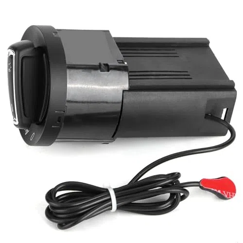 Yosoo Health Gear Interruptor de Faros con Módulo de Sensor de Luz, Material ABS, Control Automático para SEAT I MK4 B5 9N 9N3, Mejora la Visibilidad con Respuesta Rápida