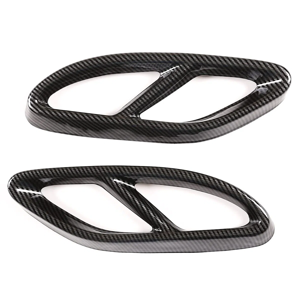 METYOUCAR Cubierta de salida de tubo de escape silenciador de cola de coche de acero inoxidable para Mercedes Benz A/B/C/E/GLA/GLC/GLE/GLS