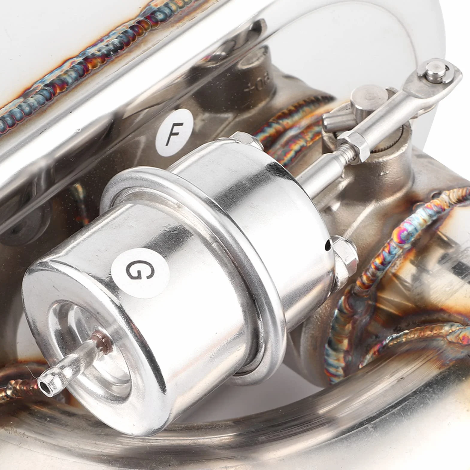 Bomba de Vacío de Escape, Válvula de Escape Eléctrica Universal para Automóvil de 63 Mm Dispositivo de Puerto Remoto de Acero Inoxidable Tubo de Bomba de Vacío Silenciador Variable