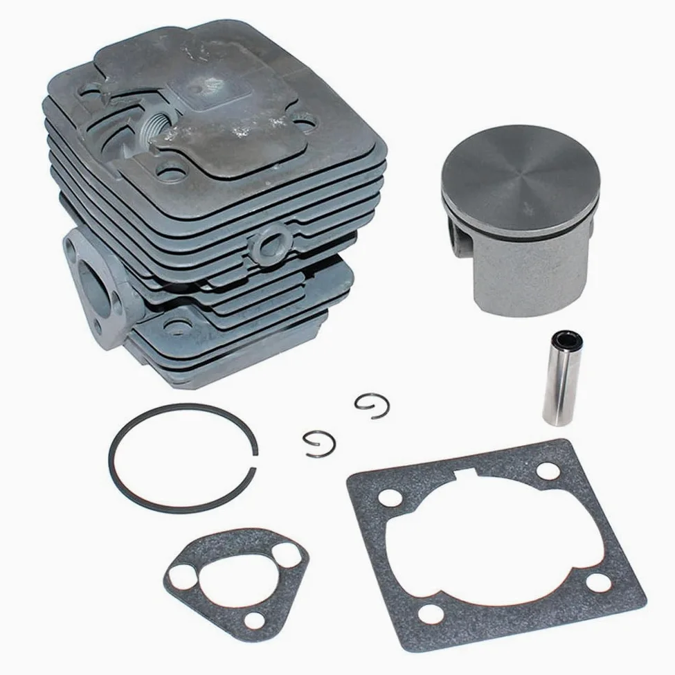 Kit de pistón de Cilindro 45mm para Castor Turbo52 Power55 CP500 CP510 Turbo42 Power45 SB44 CP450 CP460 Stiga SB52 SB44 BULLCRAFT KS-450/2 Brushcutter 8540890