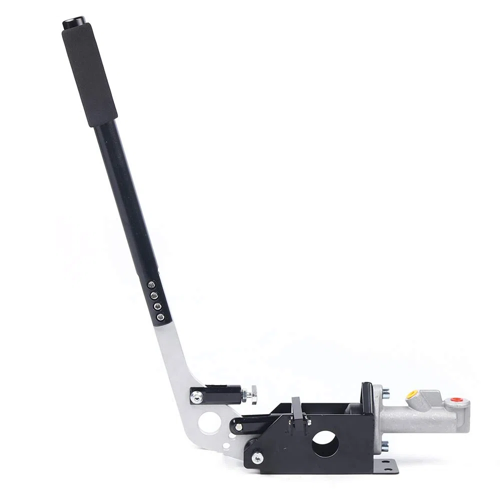 Freno de mano PC hidráulico Fly-Off Rally Drift M8 / M13, Freno de mano extendido de pie, Rally Drift Horizontal Vertical Ajustable (Negro)