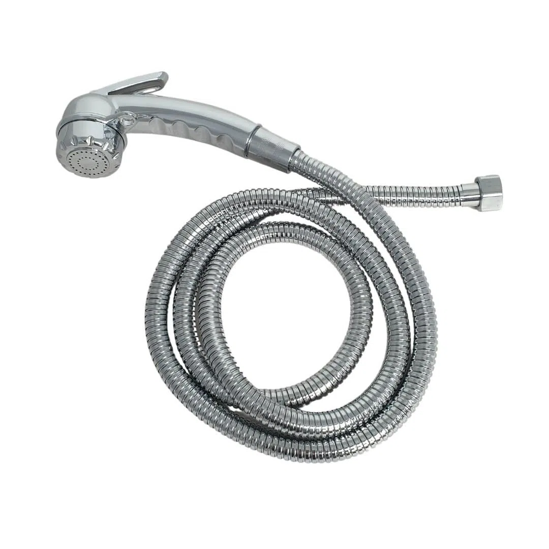 Marvix - Toma de salida de agua externa y cabezal de ducha de gatillo para autocaravana, caravana, caja de caballos