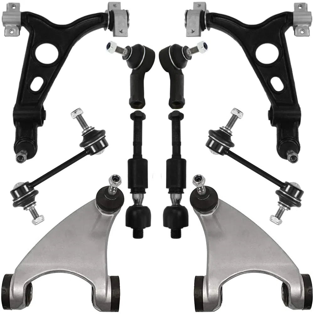 Kit brazo de suspensión delante compatible con ALFA ROMEO 147 156 GT compuesto por 10 autopartes