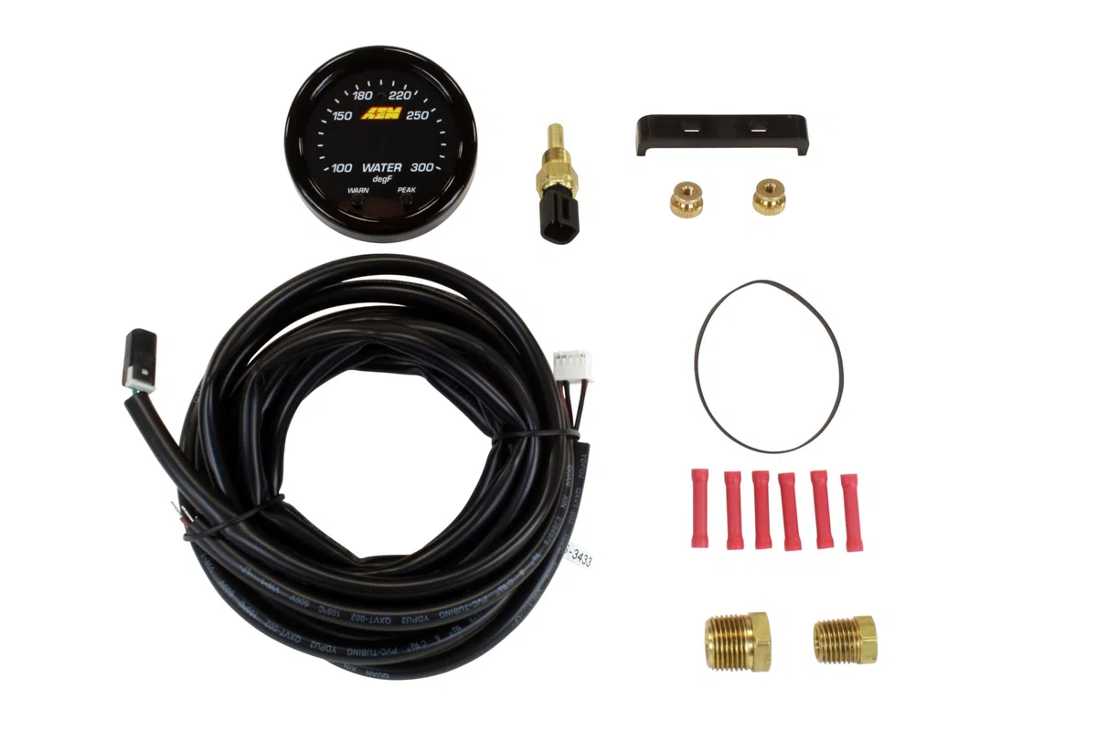 AEM 30-0302 X-Series Medidor de temperatura de agua/transmisión/aceite