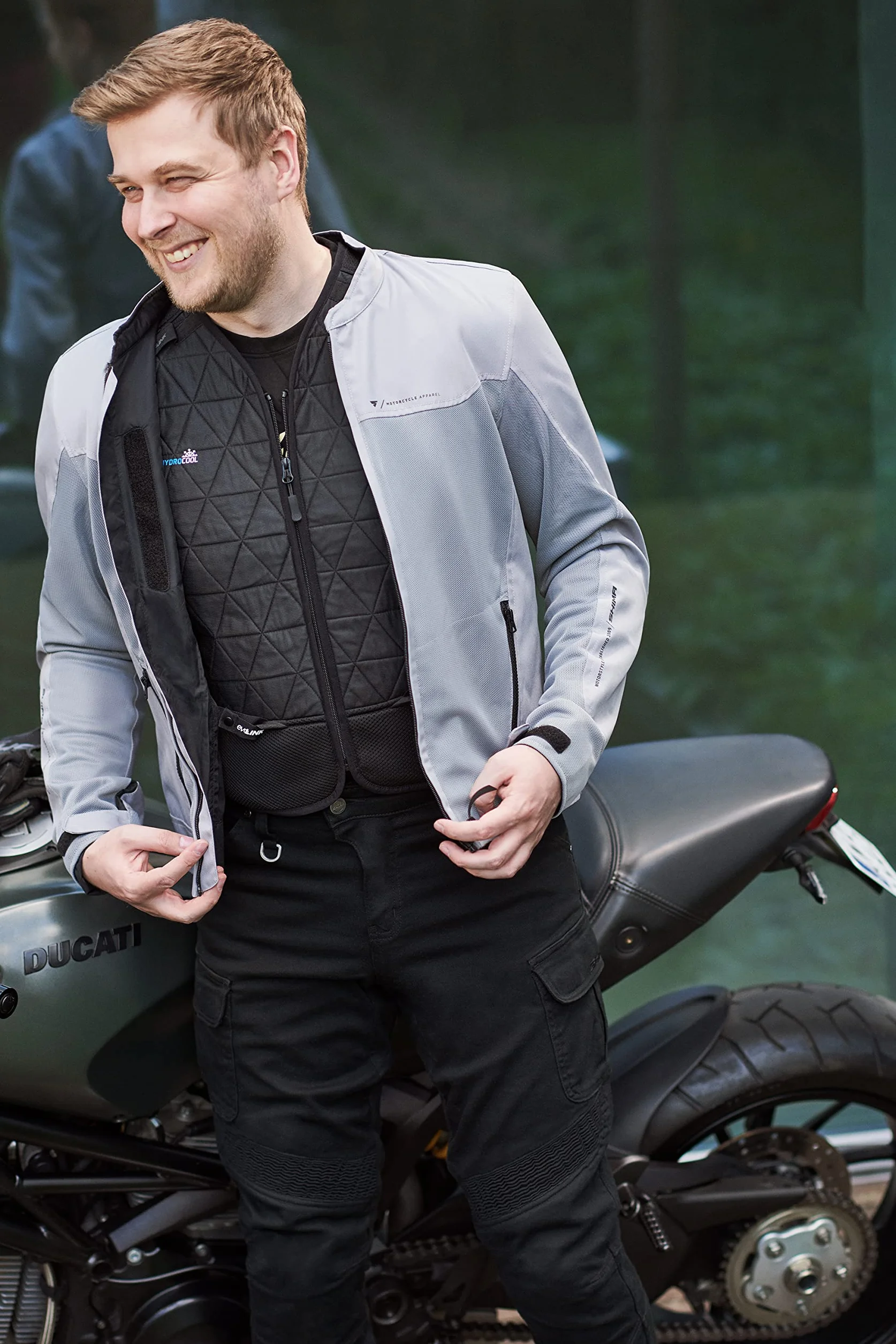 SHIMA HYDROCOOL - Chaleco de Moto Ultraligero y Refrigerante Fabricado en Polímero HyperKwel. Hasta 8 horas de Efecto Refrigerante | Compatible con las Chaquetas SHIMA