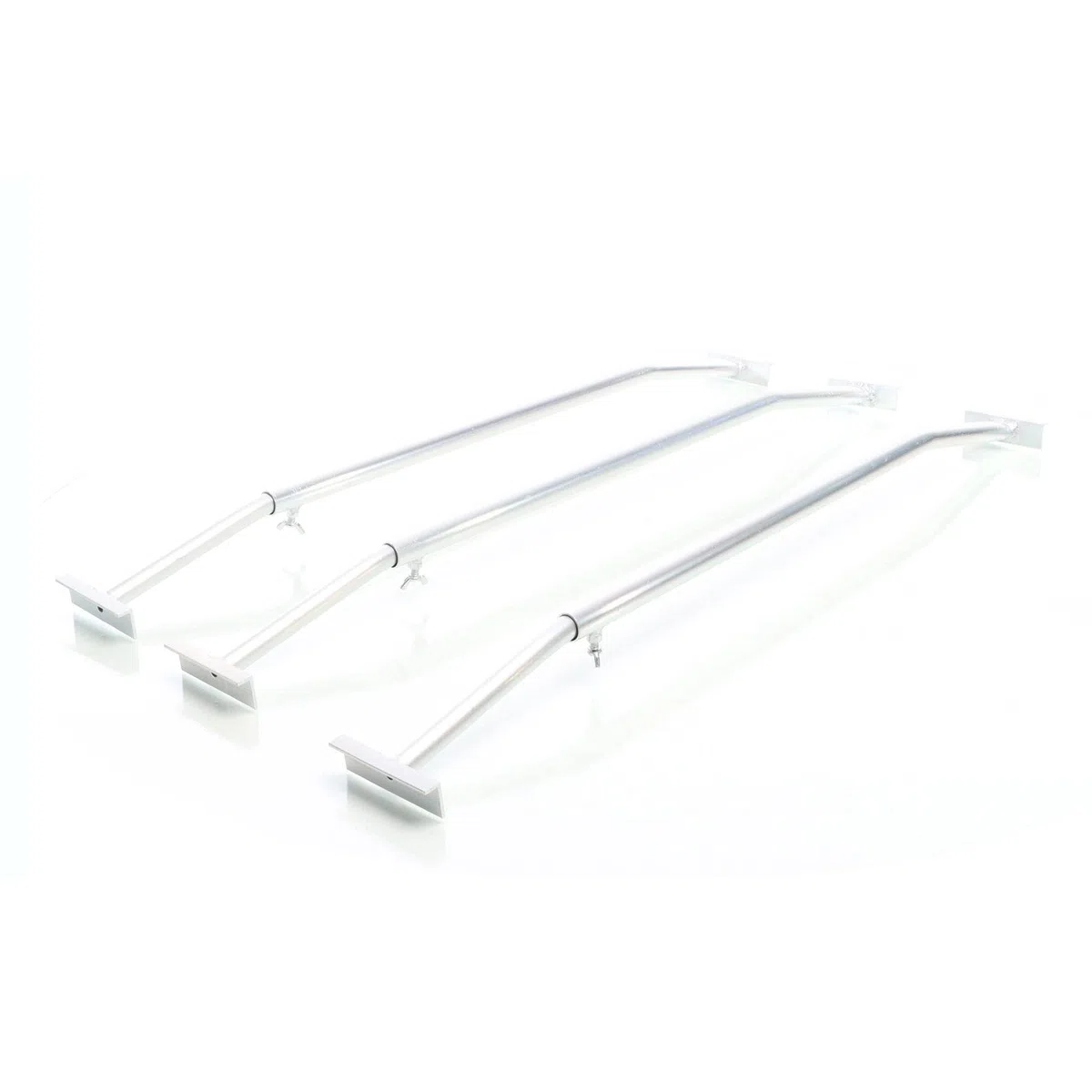 XPOtool Soportes para lona de remolque 3 piezas 100-145cm ajustable aluminio fijar lonas
