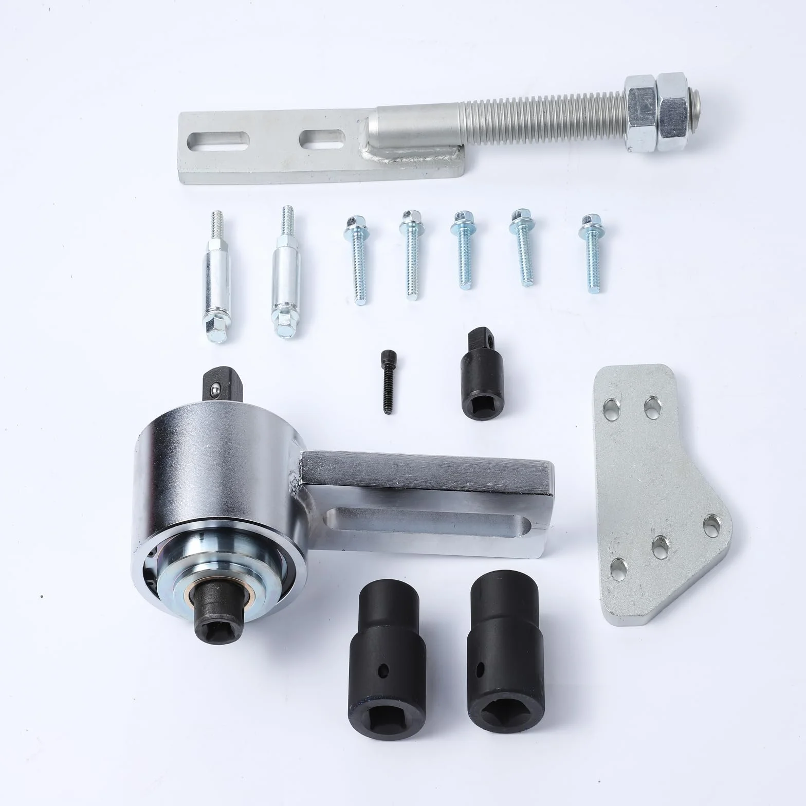 Juego de 14 Multiplicadores de par compatible con Ford 1.0 2.0 EcoBoost Duratec Motores, Amplificador de par de Torsión 1:5, Herramienta para Desmontar la polea del cigüeñal 303-1611 303-1611-01