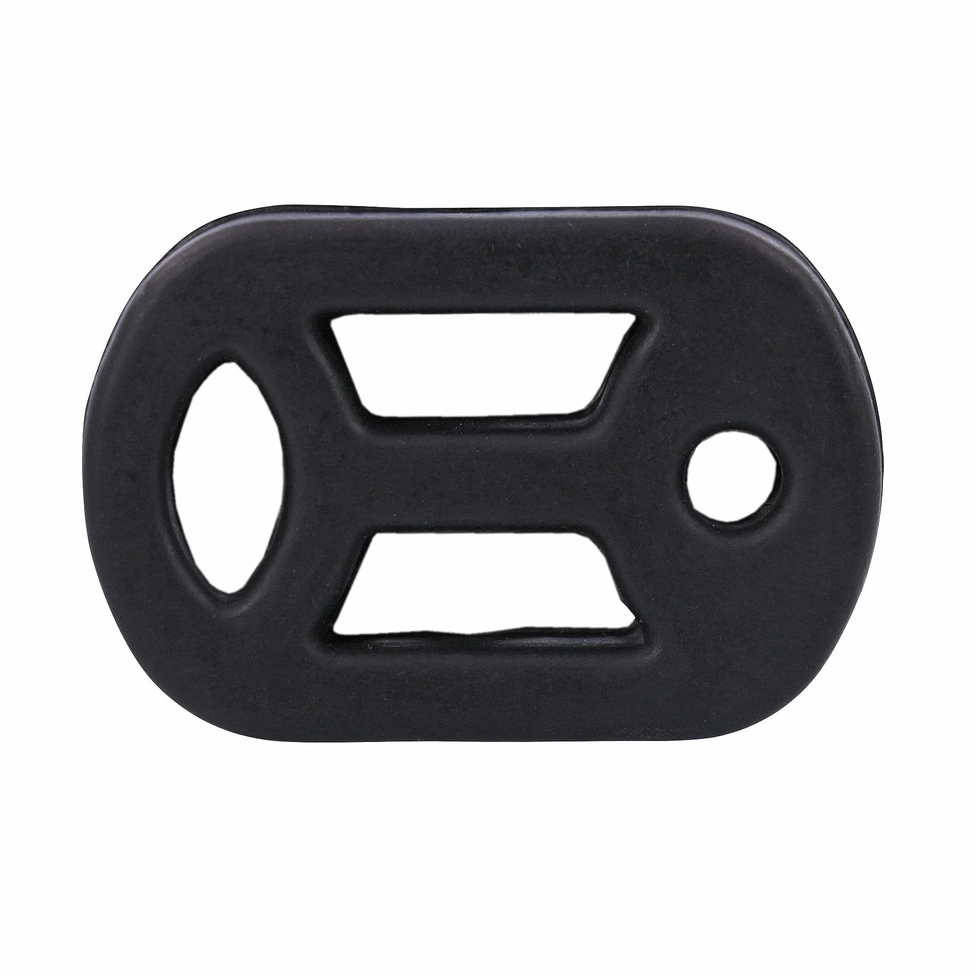 BESTPRICE Juego de silenciador de escape 1x Silenciador central, 1x Silenciador trasero, 3x parachoques, 2x abrazaderas compatible con PEUGEOT 206 CC (2D)