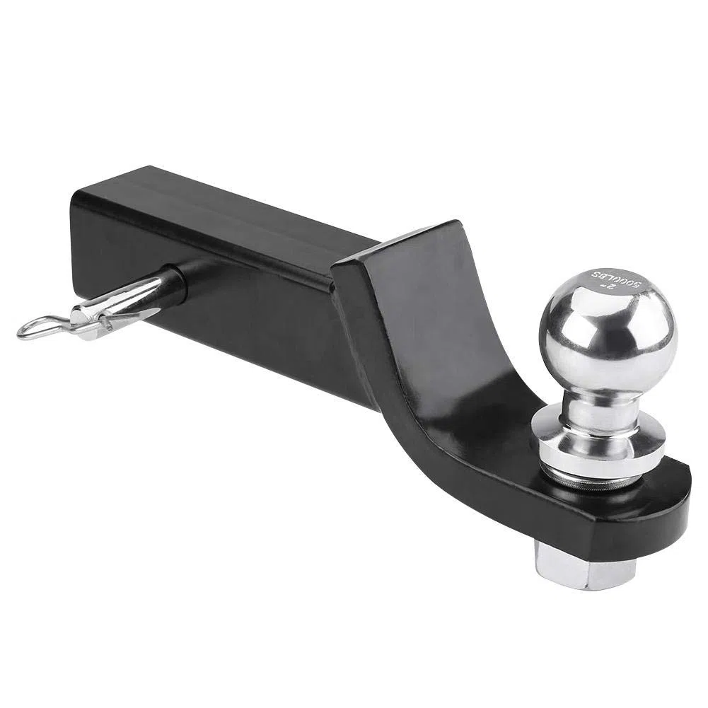 Receptor de Enganche de Lengüeta de Montaje de Bola con Bola Y Pasador de 2", Enganche de Remolque, Se Adapta a Receptor de 2", 6000 Libras para Barra de Remolque, Caravana, Camión, Barco