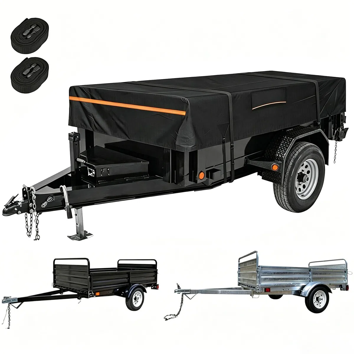 Funda Remolque para Brenderup 3251S Trailer 2010-pr | Custom Cubierta Protectora Carga Utilitario y Camping Trailer Cover