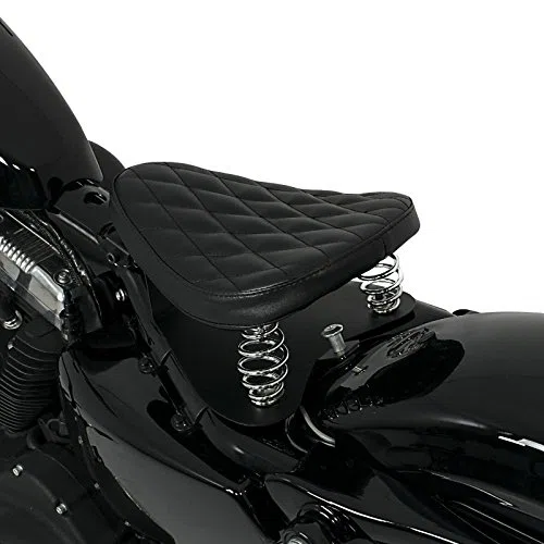 Asiento Solo de muelles SG12 Negro Triumph America/LT, Rocket III/Roadster, Speedmaster, Thunderbird/Commander/Storm