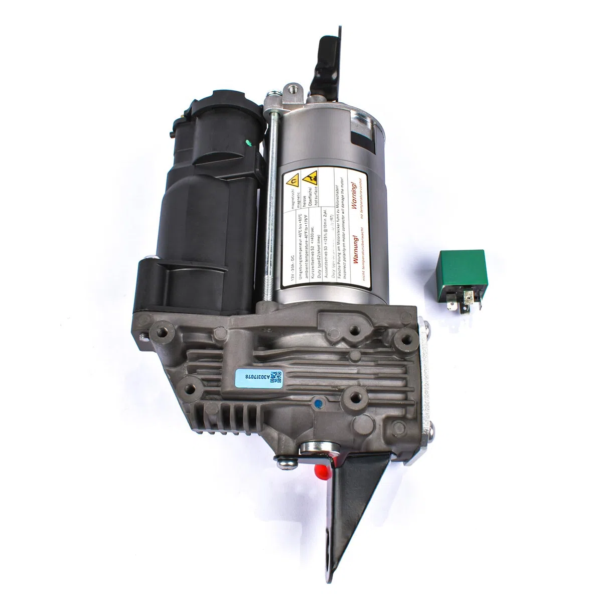 Compresor de suspensión neumática de nivelación W/Mount Compatible con 2004-2010 Serie 5 E61 520d 520i 523i 525i 530i 525d 535d 545i M5 37206792855 37106793778 Huiruhy