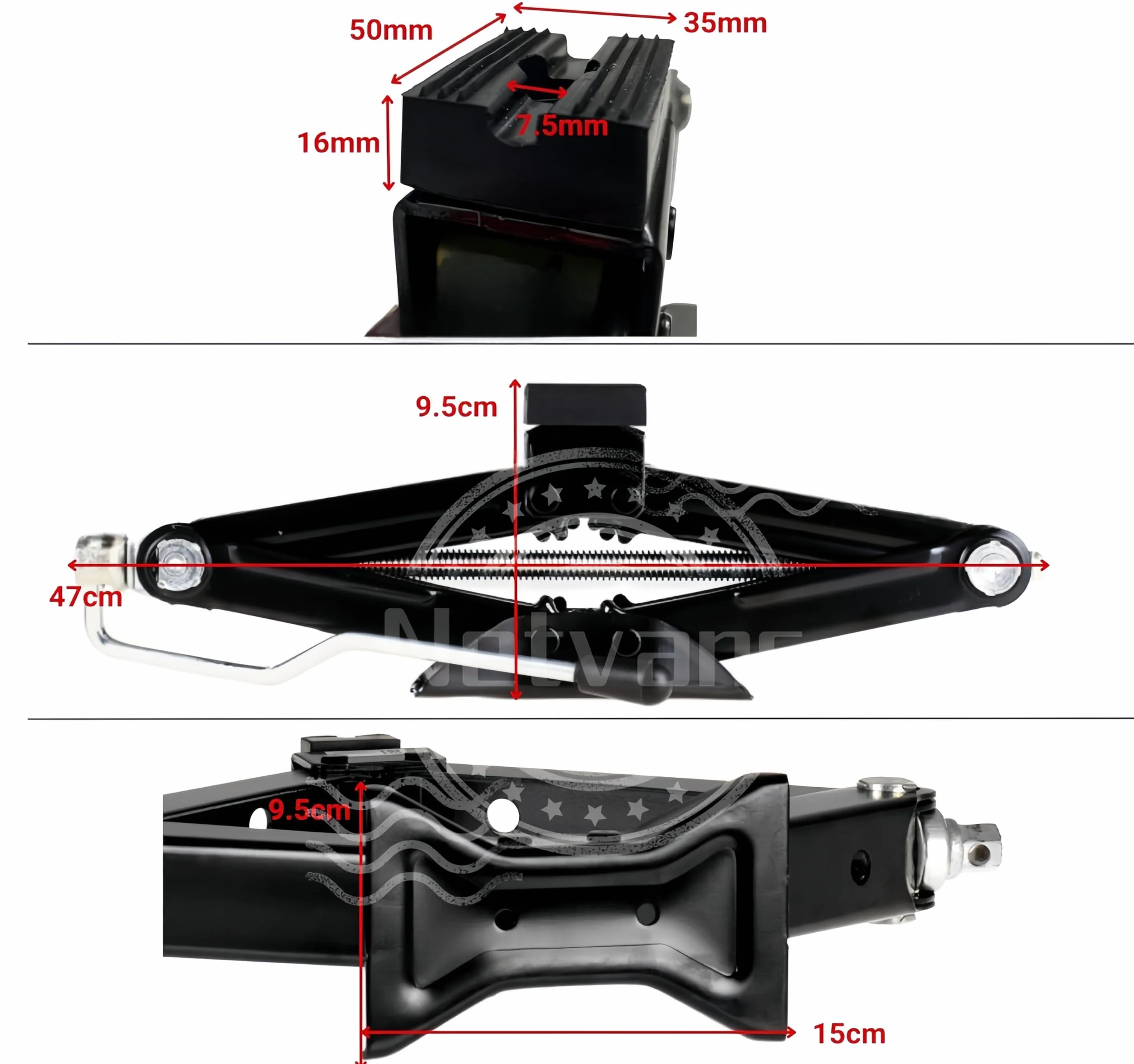 Kit rueda de repuesto 17" compatible con Dacia Duster con gato, llave, tornillo, guantes y bolsa 135/80R17 OE size