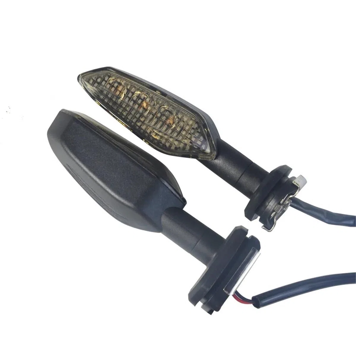 Genérico Luces de giro Intermitente Para Motocicleta Para KAWASAKI Z650 Z750 Z750R Z800 Z900 Z900RS Z1000 Z1000R Luz De Freno Indicadores(Fumar,4 piezas)