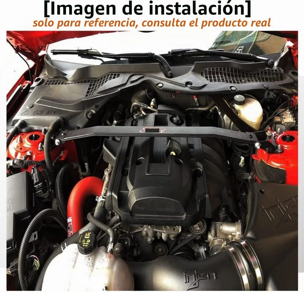 JINGLING para Mustang MK6 2.3L I4 5.0L V8 Barra de puntal superior delantera Soporte de puntal superior Soporte de torre STB Barra Estabilizadora 1 pieza