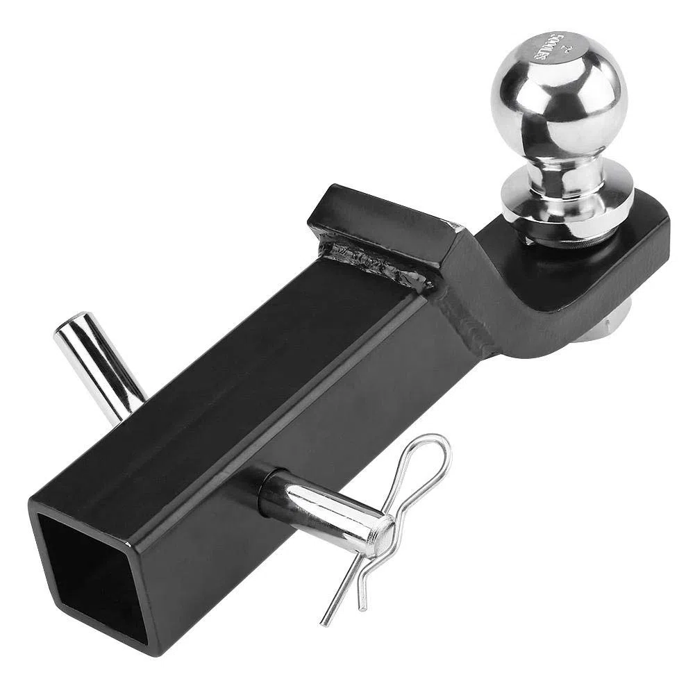 Receptor de Enganche de Lengüeta de Montaje de Bola con Bola Y Pasador de 2", Enganche de Remolque, Se Adapta a Receptor de 2", 6000 Libras para Barra de Remolque, Caravana, Camión, Barco