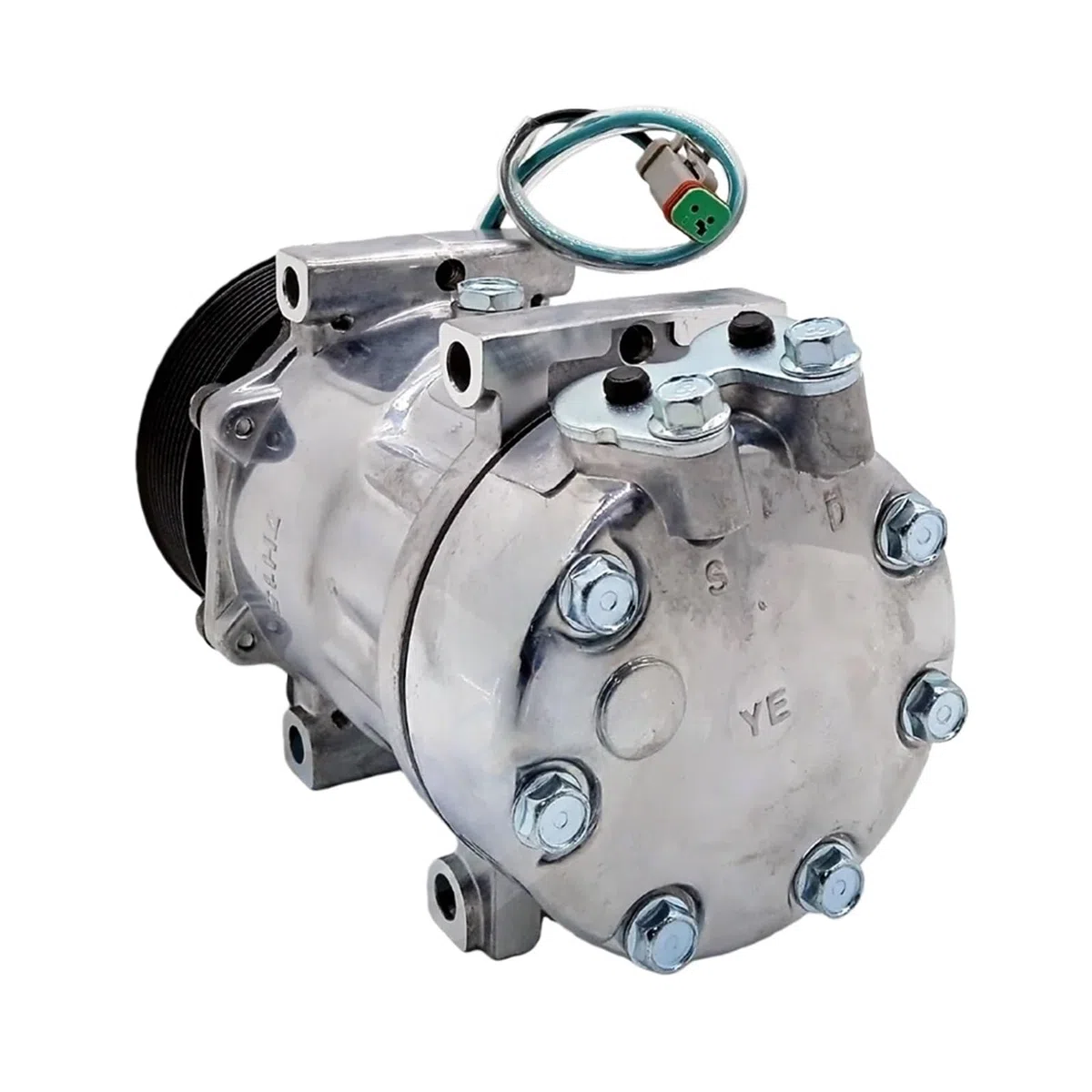 Compresor de aire acondicionado 7H15 SD7H15 compatible con camiones Scania 1531196 1888032 15504811 18530814 92020227 8645636 40405346 10570608