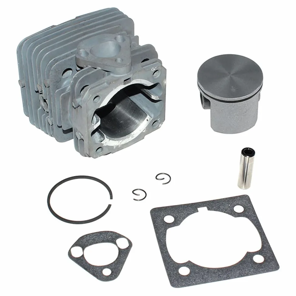 Kit de pistón de Cilindro 45mm para Castor Turbo52 Power55 CP500 CP510 Turbo42 Power45 SB44 CP450 CP460 Stiga SB52 SB44 BULLCRAFT KS-450/2 Brushcutter 8540890