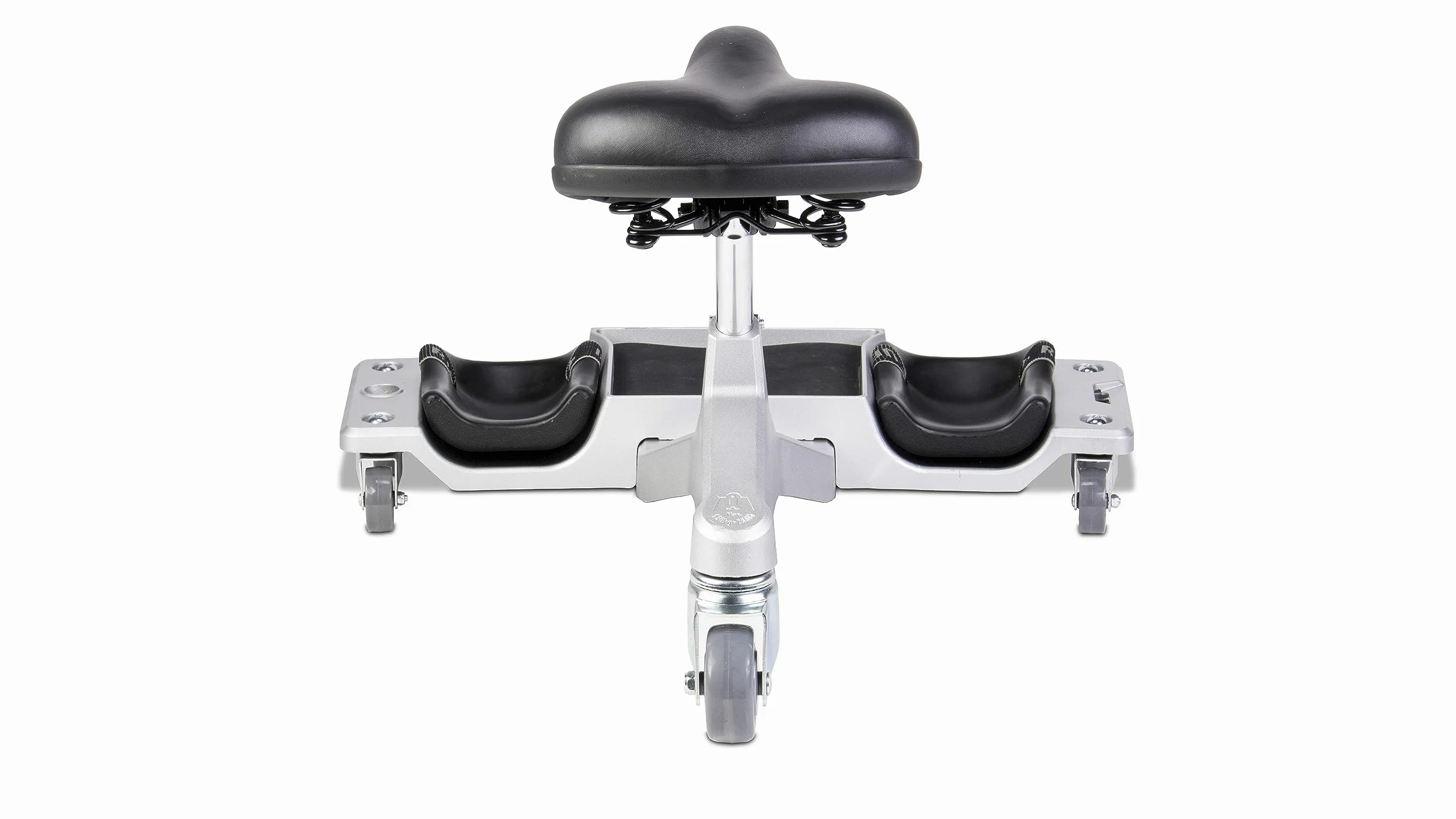 RUBI | Asiento Ergonómico Profesional SR-1 con Ruedas | Equipamiento de Seguridad Protección con Rodilleras Substituibles | Chasis Aluminio, Alta Resistencia y Estabilidad
