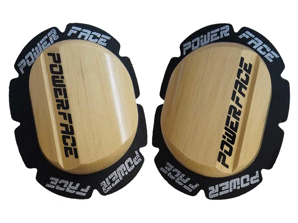 Power Face Madera Rodilleras – Classic Natural