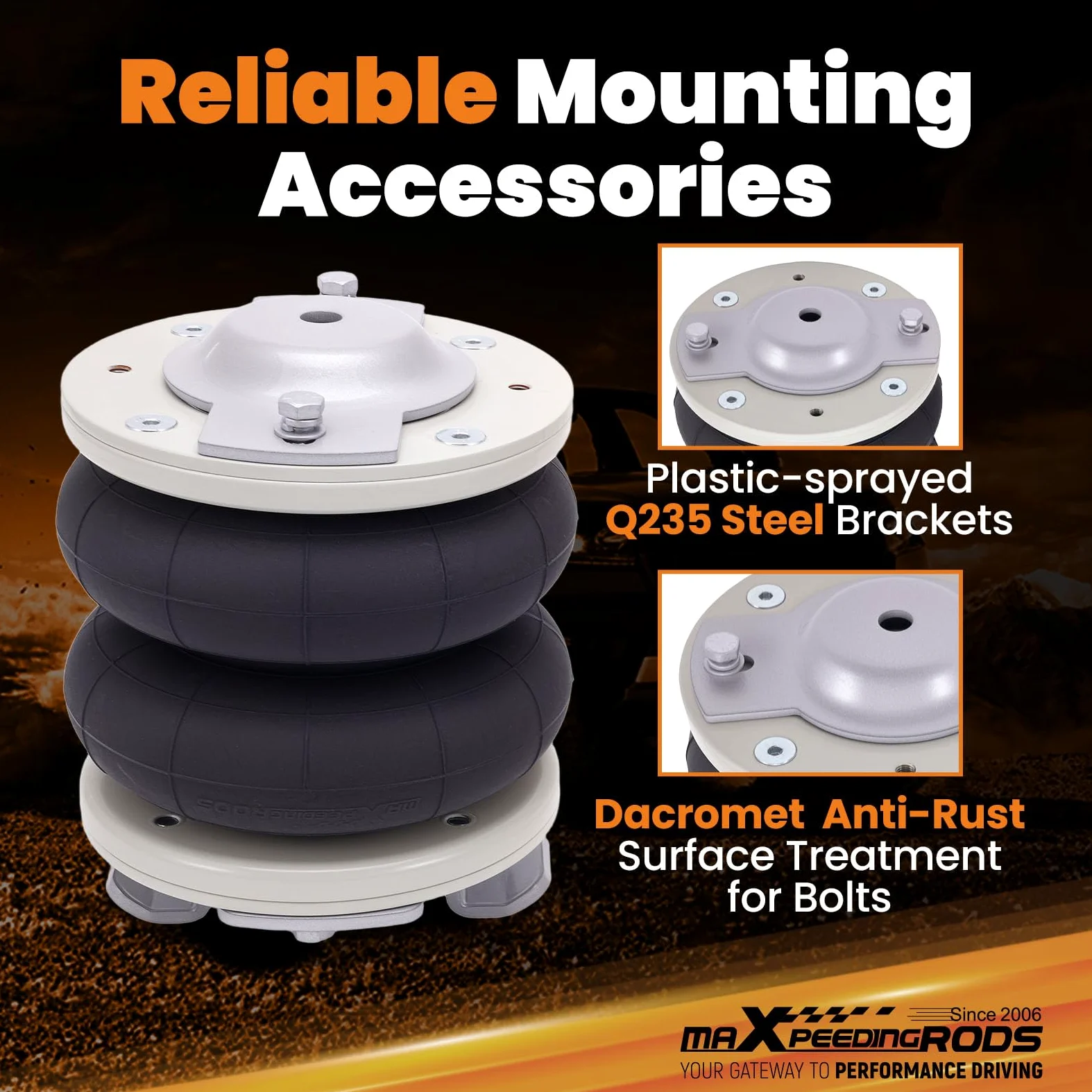 maXpeedingrods Kit de 2 suspensiones neumáticas + compresor de 12 V para Fiat Ducato, para Citroën Relay y para Peugeot Boxer