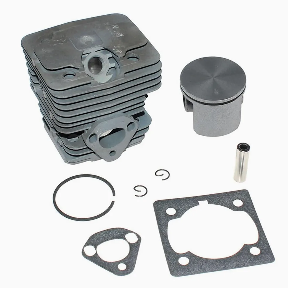 Kit de pistón de Cilindro 45mm para Castor Turbo52 Power55 CP500 CP510 Turbo42 Power45 SB44 CP450 CP460 Stiga SB52 SB44 BULLCRAFT KS-450/2 Brushcutter 8540890