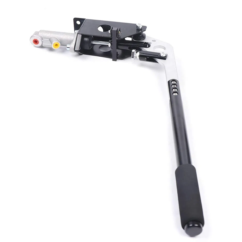 Freno de mano PC hidráulico Fly-Off Rally Drift M8 / M13, Freno de mano extendido de pie, Rally Drift Horizontal Vertical Ajustable (Negro)