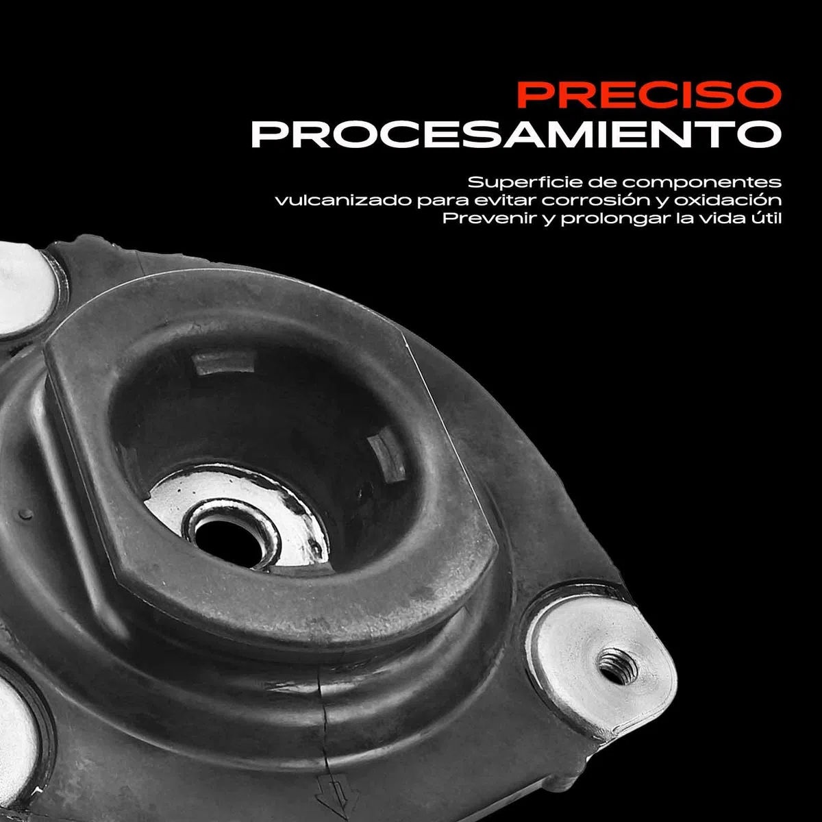 Frankberg Cojinete de domo Cojinete de soporte de amortiguador Izquierda delantera Compatible con Juke F15 Pulsar Compacto C13 Leaf ZE1 Leaf ZE0 Replace# 543251KA0A,543211KA0B