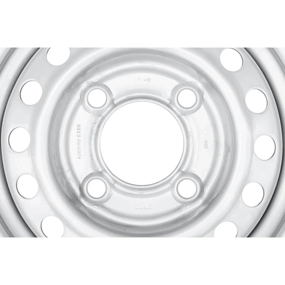STARCO Llanta de Acero 13 Pulgadas para Remolque Ligero 4Jx13 4x130 ET20, Rueda de Alta Estabilidad con Capacidad de Carga de 450 kg, Perfil H2 Doble Joroba