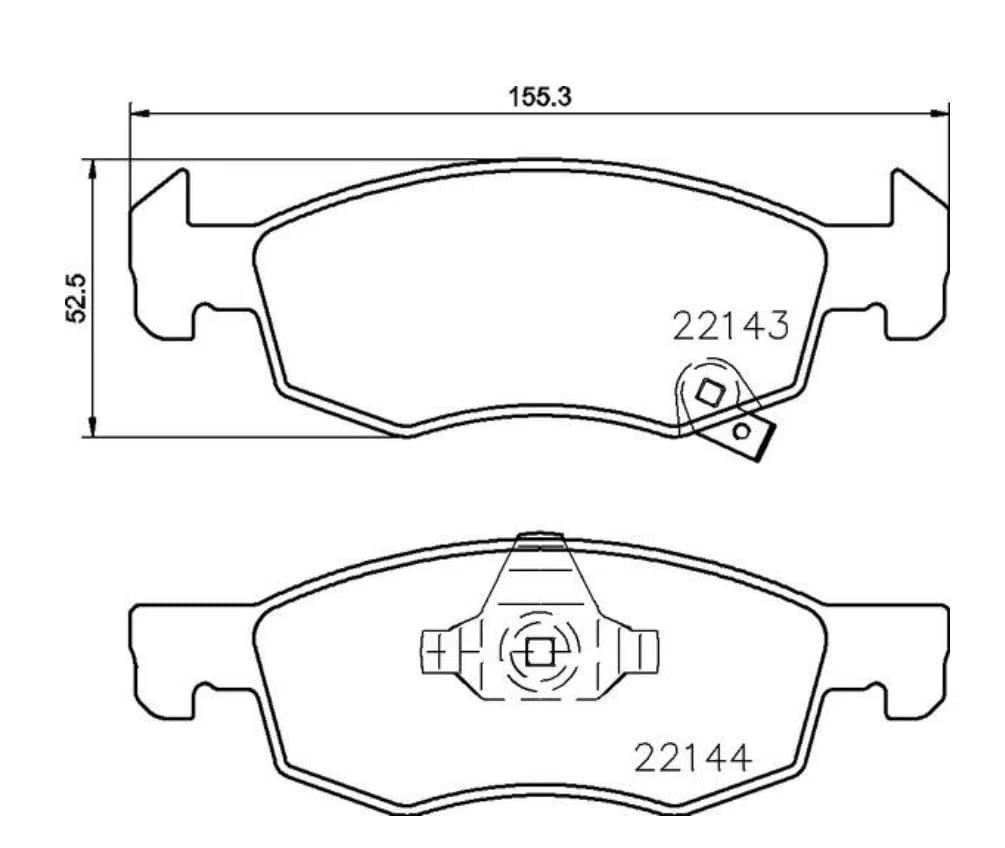 Brembo P 59 084 Pastillas de Frenos