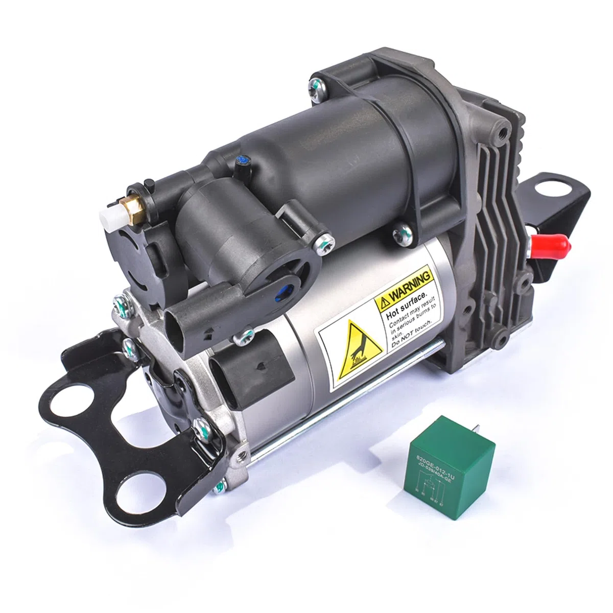 Compresor de suspensión neumática de nivelación W/Mount Compatible con 2004-2010 Serie 5 E61 520d 520i 523i 525i 530i 525d 535d 545i M5 37206792855 37106793778 Huiruhy
