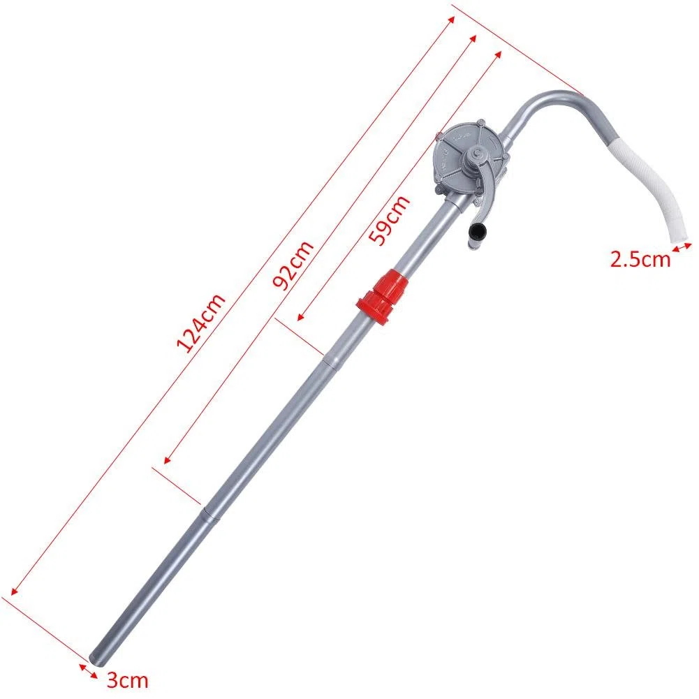 Bomba manual de aleación de aluminio para aspiración de aceite, combustible, gasolina, s de cocción y lubricación
