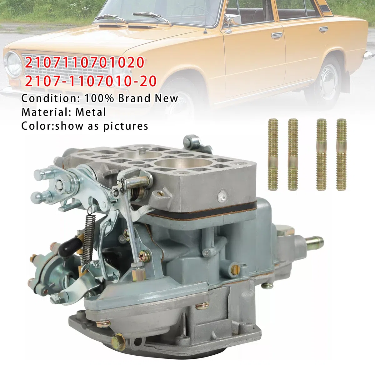 2107-1107010-20 Carburetor Para Lada 2101 2102 2103 2104 2105 2106 2107 Niva 1600