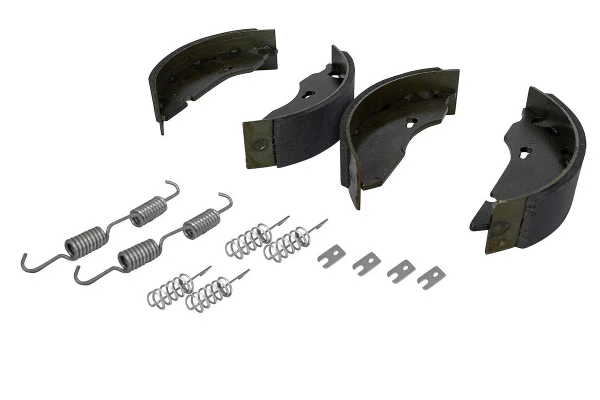 UNITRAILER Zapatas de Freno para Ejes AL-KO 160x35 con un Completo de muelles